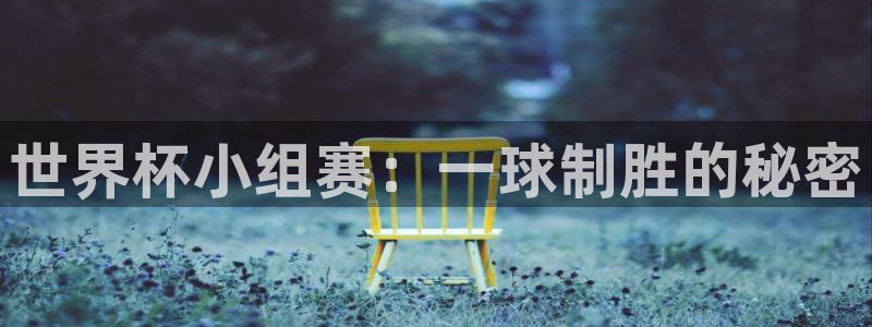 欧洲区世界杯预选赛:世界杯小组赛:一球制胜的秘密